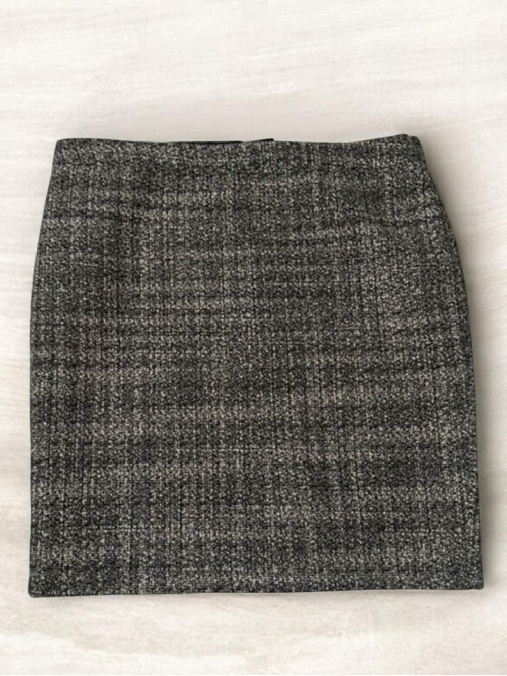 Women's Dalia Collection Gray Tweed Pencil Skirt